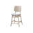Lyan Wood Counter Chair With Gray Cushion (Set Of 6), White Ash-684024909-684024915