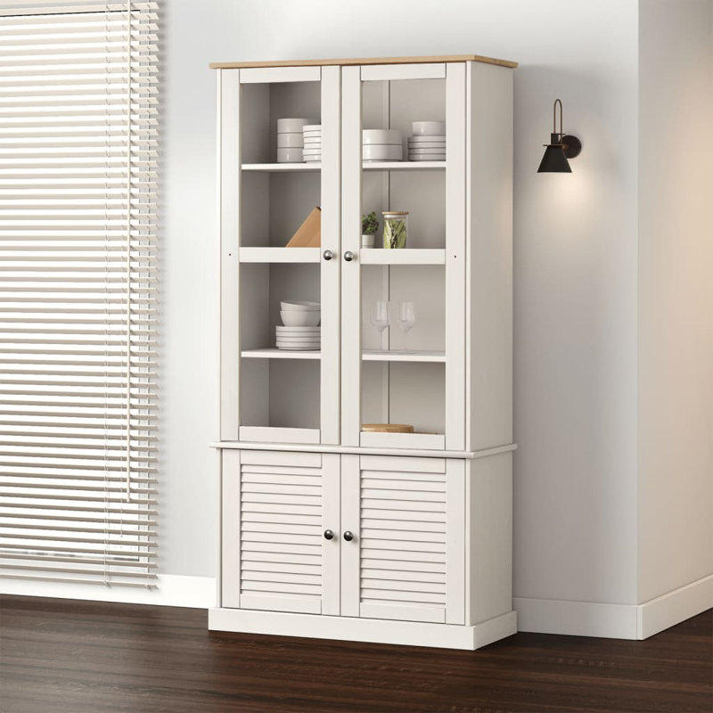 Leny Display Cabinet, White