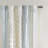 Mamie 50" Cotton Printed Curtain Panel With Chenille Stripe And Lining-605198842-605198841