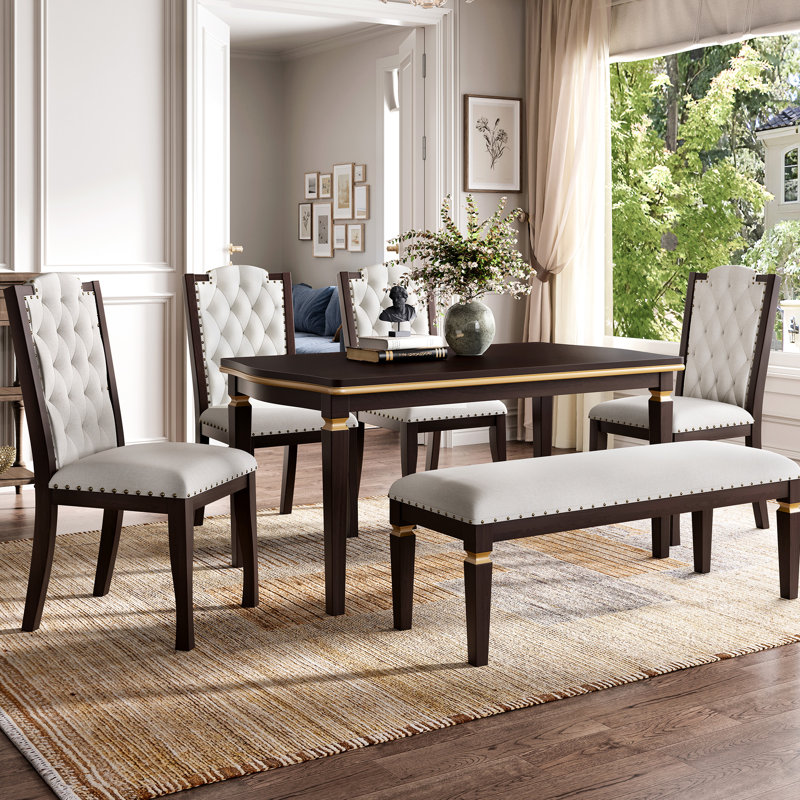 6 chaises de salle à manger 6