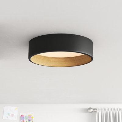 Bodine 1 - Light Unique/Statement Drum LED Flush Mount