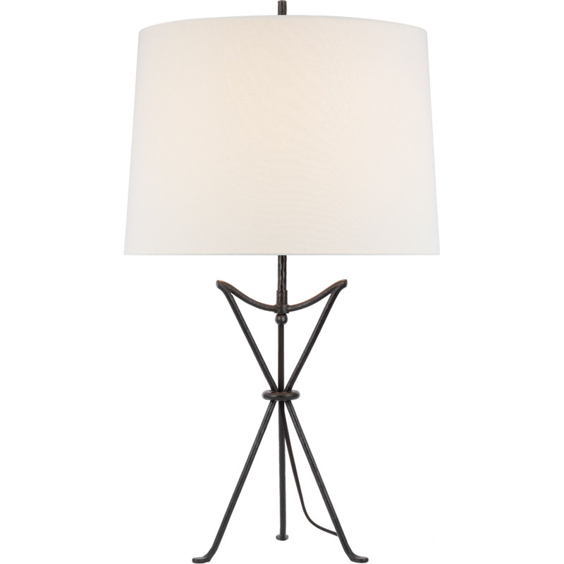 Neith Tripod Table Lamp, Aged Iron