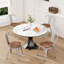 Chaise d'appoint à dossier haut 18 po avec sièges en bois-482561183