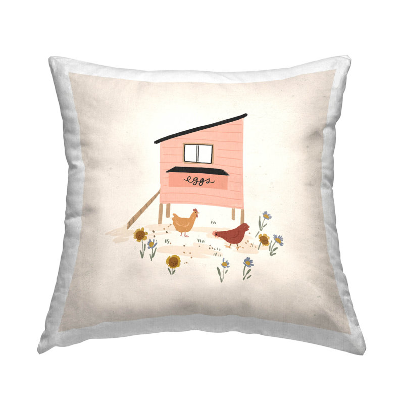 Polyester Throw Square Pillow Cover & Insert