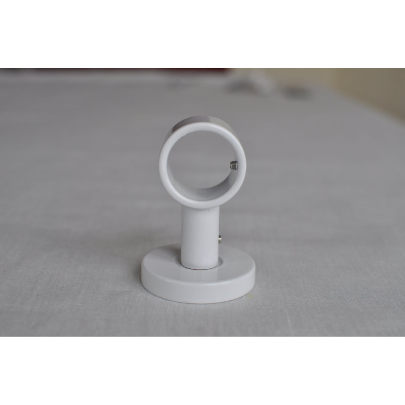 Pesce Zinc Cast 2'' Mounting Bracket, Glossy White
