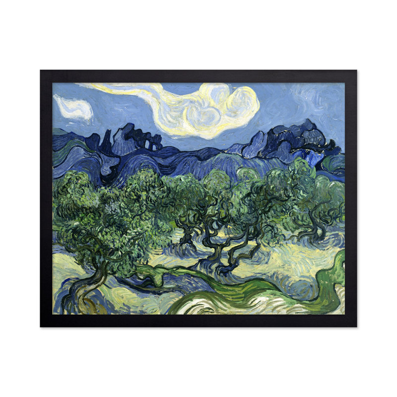 Van Gogh - Oliviers, Sans cadre, Affiche, H 16 po x l 20 po