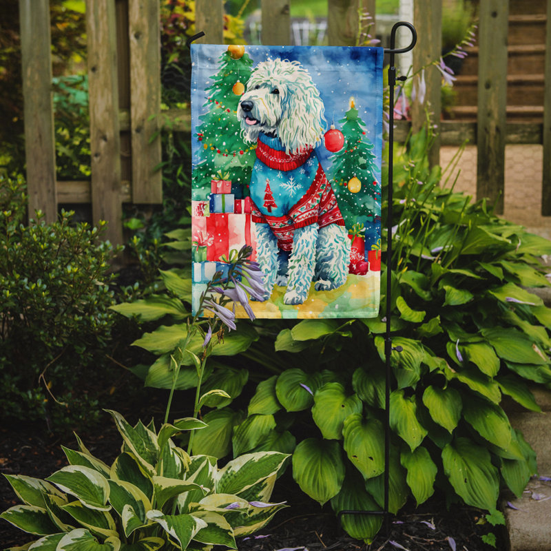 Double Sided Polyester Christmas, 15.5'' H x 11.25'' W