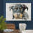 Rottweiler Dog - Rectangle Print on Canvas-23697840-89836197