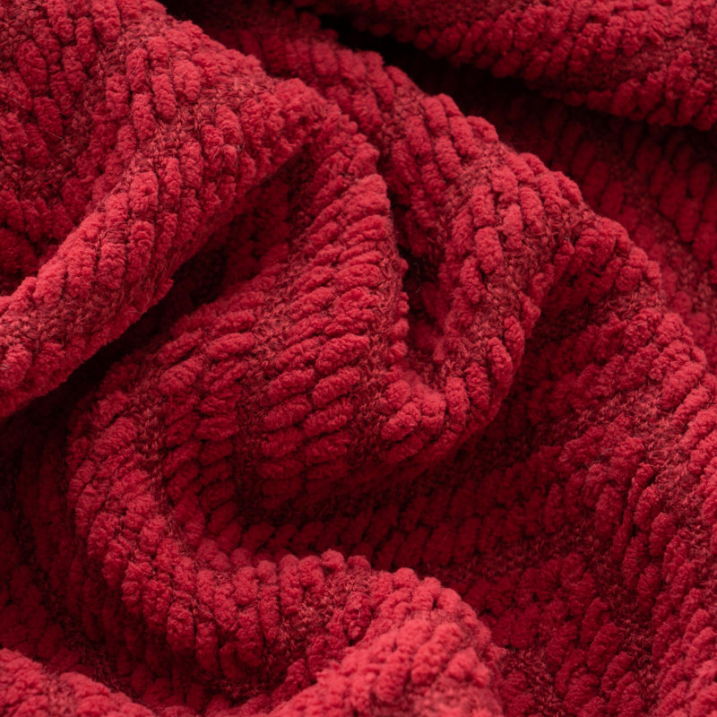 Gracie Oaks Mugsy Knitted Throw Blanket & Reviews | Wayfair