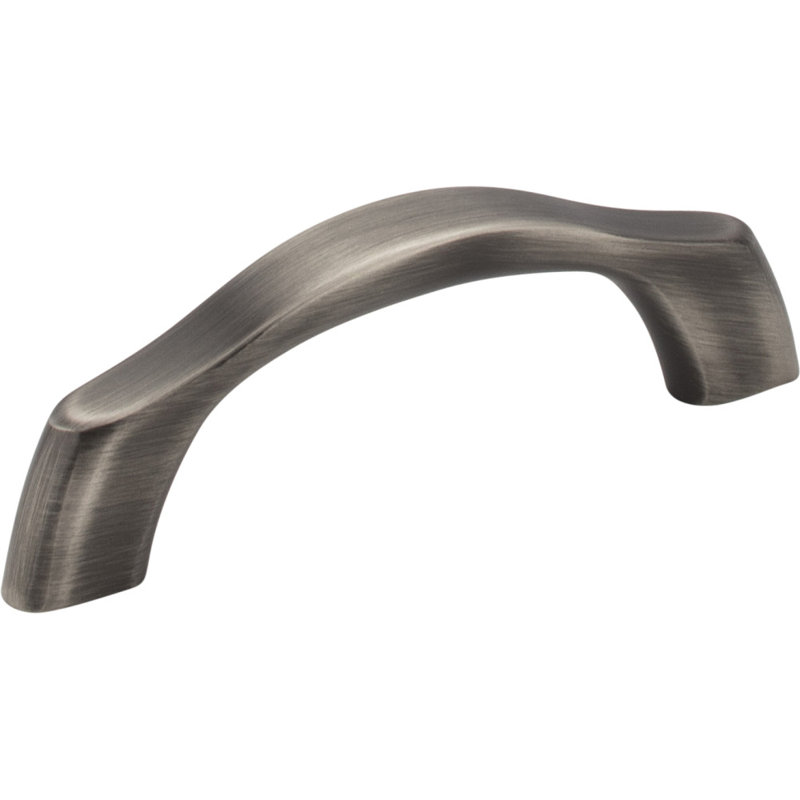 Aiden 3" Center to Center Arch Pull, Brushed Pewter
