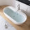 Baignoire tourbillon autoportante en acrylique 67 po x 32 po