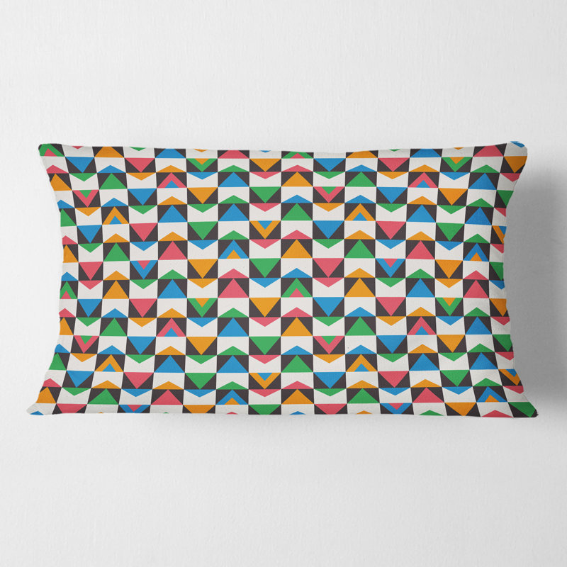 Coussin décoratif rétro Mid-Century