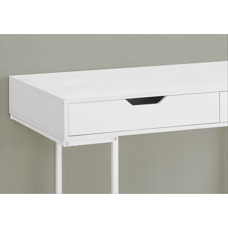Modern Minimalist Computer Desk, White Duplicate