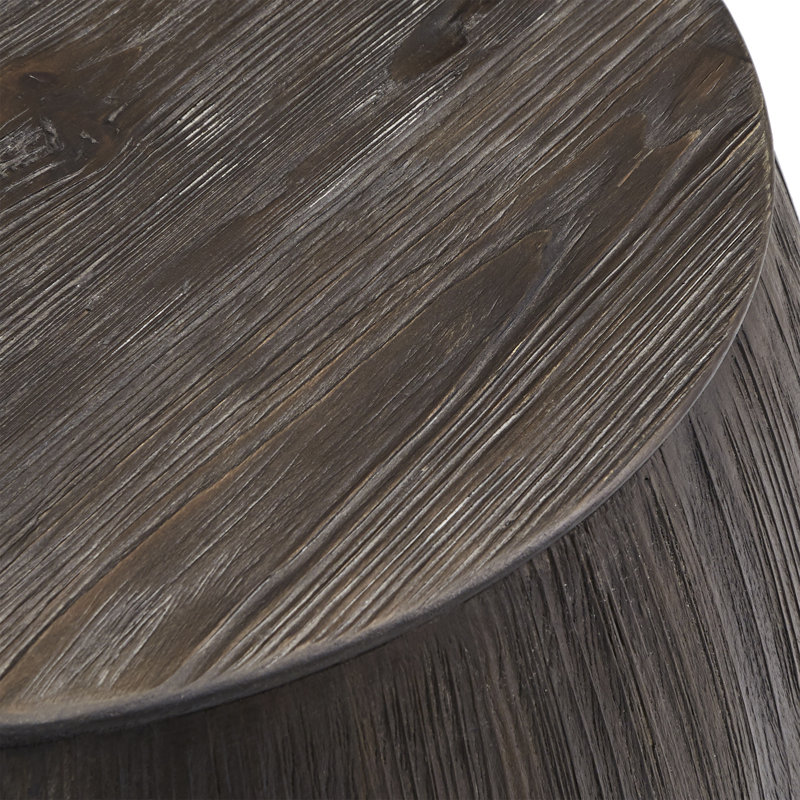 Almus End Table, Dark Brown