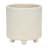 S/2 6/8" Textured Planters, Shiny White-1250852332