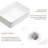 Vessel Sink Rectangle 19 Inch Bathroom Sink,Rectangular Modern Above Counter Bathroom Sinks 19x15 Inch Porcelain Ceramic Vessel Vanity Sink Art Basin