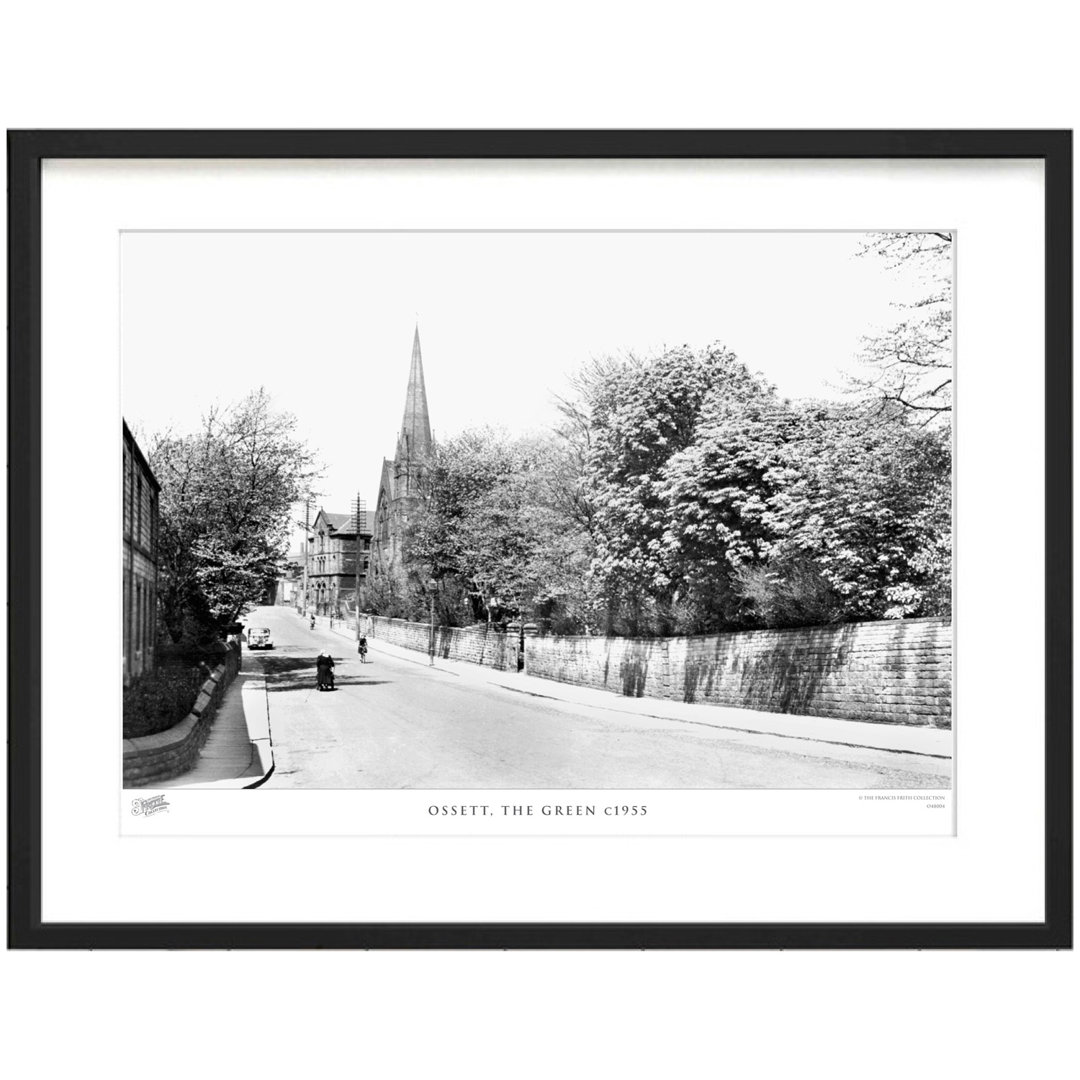 'Ossett, the Green C1955' - Picture Frame Photograph Print on Paper