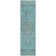 Machine Washable Indoor/Outdoor Claudian ACN1651 Aqua Rug