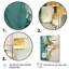 «California Sunshine Retro Abstract Gold Teal», reproduction d'art sur toile-1189874105-1189874108