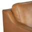 Fauteuil d'appoint Leyla en cuir véritable avec accoudoirs carrés (lot de 2)-545924553