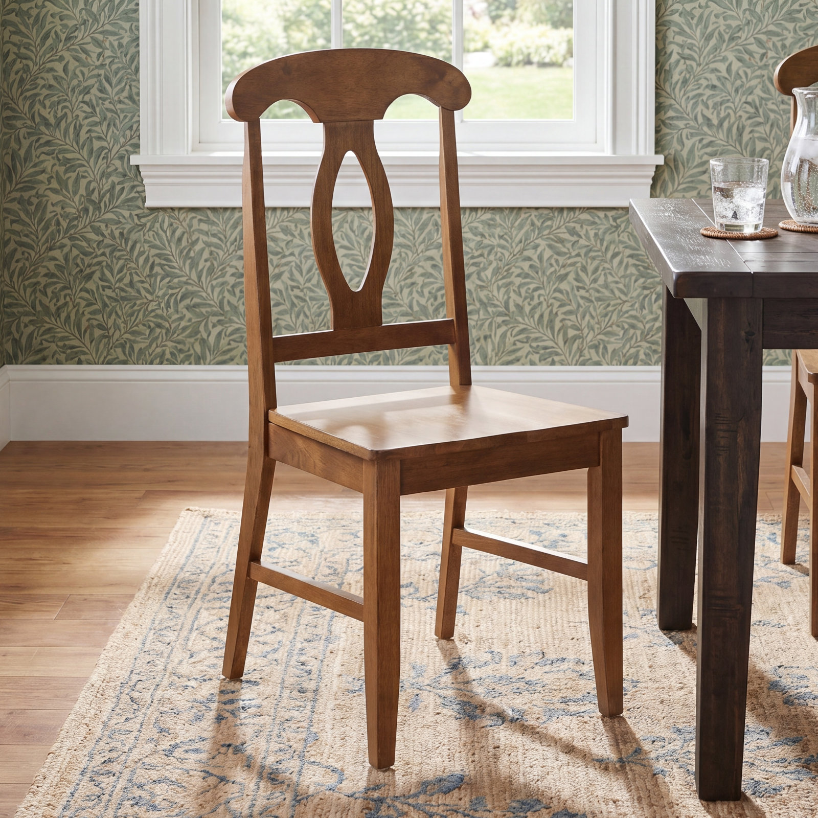 Ottie Dining Chair, Dark Green