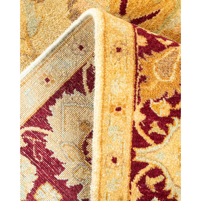 Classic One-of-a-Kind 4'2" x 6'4" Hand Knotted Area Rug