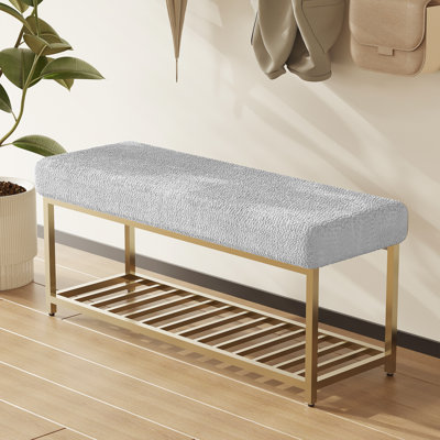 Alfeus 40"L Upholstered Bench