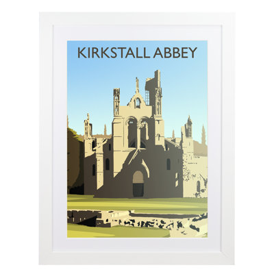 Kirkstall Abbey Portrait - Print