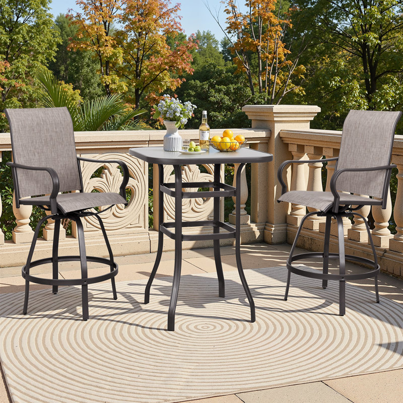 Tabouret de bar 29,72 po Pinnell, Beige