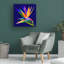 Floral, oiseau de paradis sur toile, impression-90734539