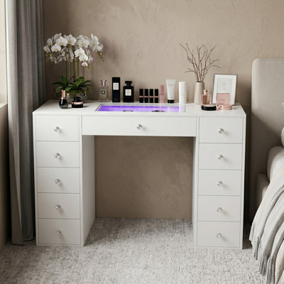 Meuble-lavabo 51 po avec lumières DEL RVB