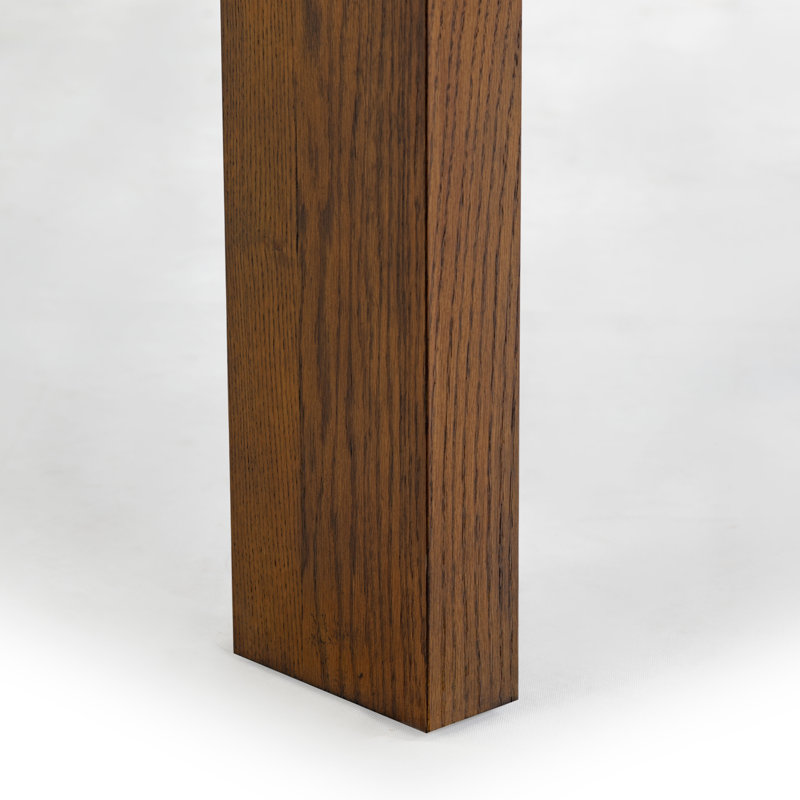 Desmond Extendable Wood Dining Table, Medium Oak