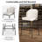 36.6''H Modern Pu Leather Breakfast Counter Bar Stool Gray With Back & Footrest-825873116-828681366