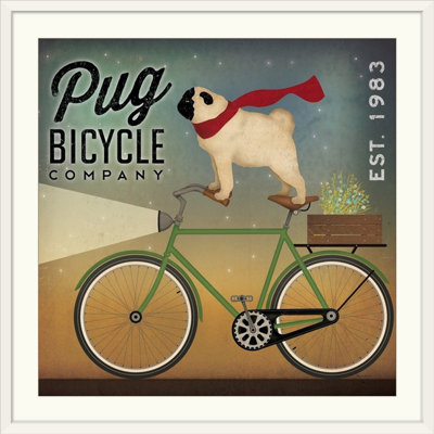 " Pug On A Bike " by Ryan Fowler