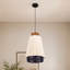 Luminaire suspendu de style bohémien à 1 lumière à intensité variable (ampoule incluse)