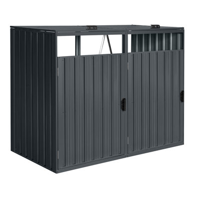 Breniah Metal Double Bin Store