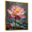 Décoration de lotus rose et gris - étang de lotus-627105382-627105402