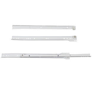 14 in. Self-Closing Bottom Mount Drawer Slide Set 1-Pair (2 Pieces)