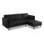 Kishanna 3 Seater Faux Leather Sofa Bed-568324897