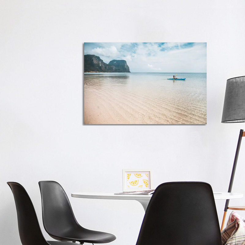 Kayaking Paradise Beach by James Vodicka - Wrapped Canvas Gallery-Wrapped Canvas Giclée, 20.32 cm H x 30.48 cm W