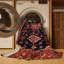 Tapis brun lavable à la machine-1671384537