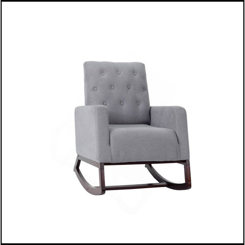 Chaise à bascule, Gris acier