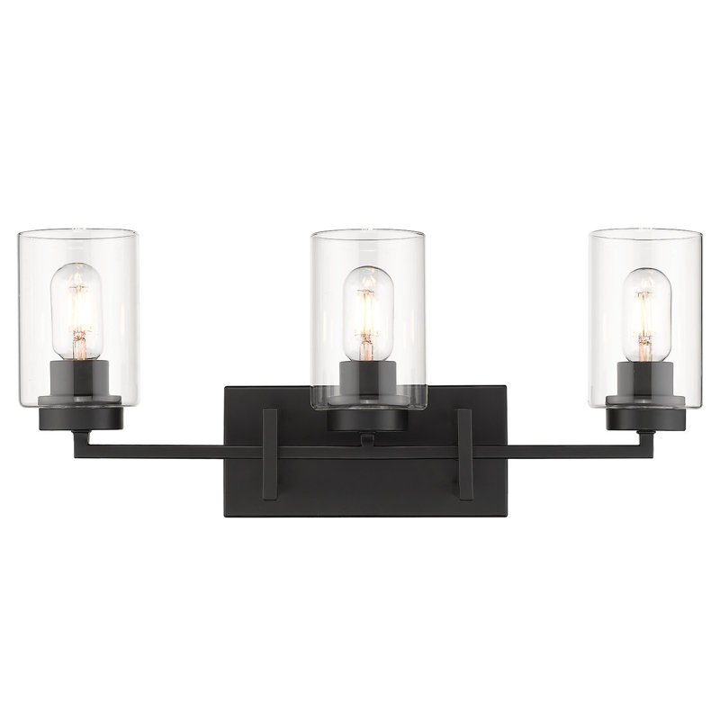 Isiah 3 - Light Dimmable Vanity Light, Matte Black