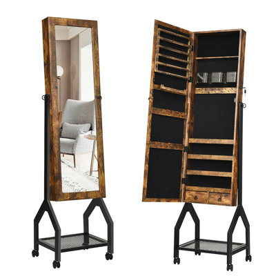 Rushville Freestanding Jewelry Armoire