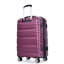 Ensemble de bagage de 5 pièces, ensemble de valises rigides extensibles avec verrou TSA pour roues rotatives, bagage à roulettes léger pour hommes et femmes rouge vin