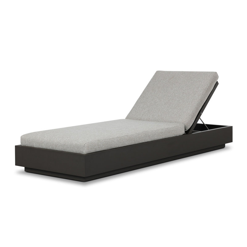 Chaise longue d'extérieur Katari - Bronze, Concha brouillard