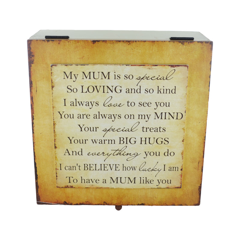 Vina Handmade Wooden Memory Box