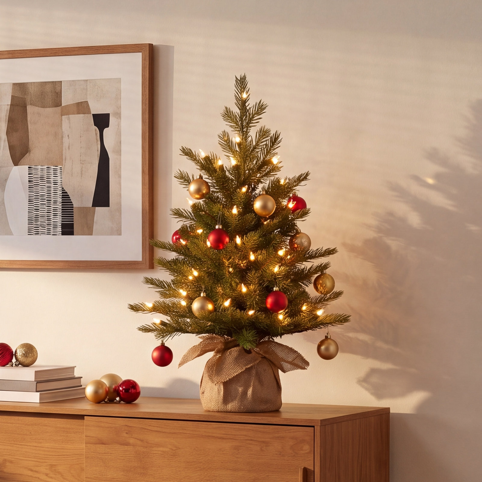 Nordic Pre-Lit Spruce Tree, 2.5'