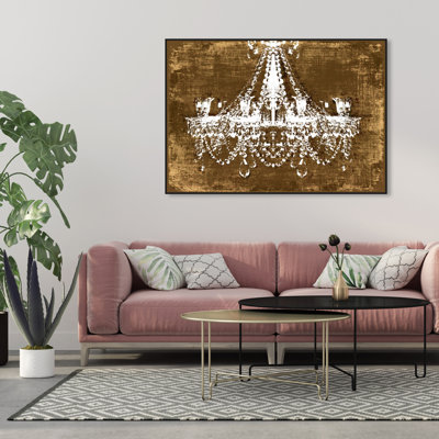 Grand lustre mode et glamour, art mural