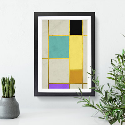 Abstract Lines - Picture Frame Graphic Art